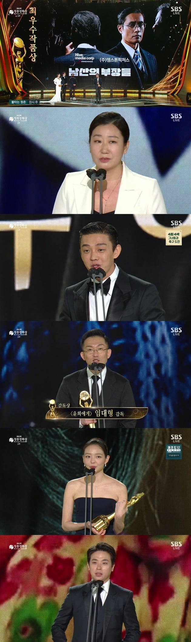 사진=제41회 청룡영화상 SBS 생중계 캡처