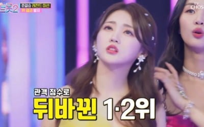 '미스트롯2' 1라운드 1위 홍지윤 2위 김태연…문자투표로 뒤집혀