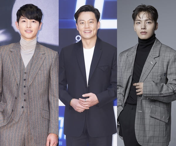 배우 송중기, 이서진, 여진구/ 사진=tvN, OCN, JANUS ENT
