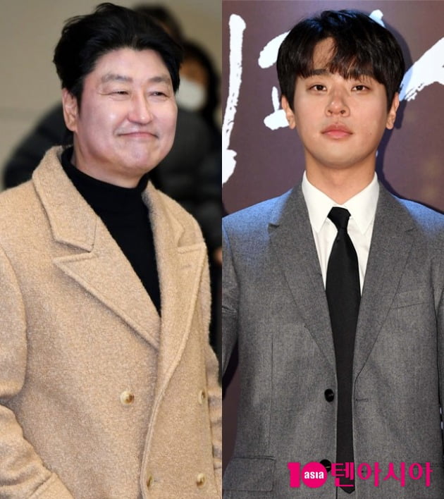 배우 송강호(왼쪽), 박정민 / 사진=텐아시아DB