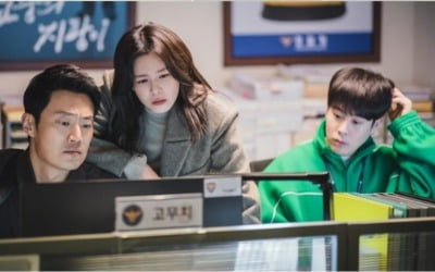 '마우스' 이희준X경수진X표지훈, 폭풍전야 쓰리샷