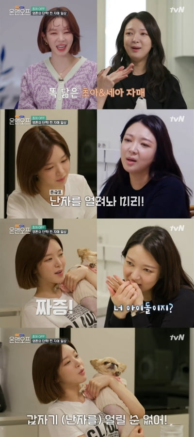 "난자 얼려라"…초아, 친언니 현실 조언에 발끈 ('온앤오프')