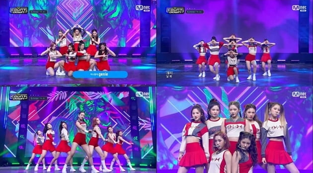 '엠카운트다운' 트라이비 / 사진 = Mnet 영상 캡처
