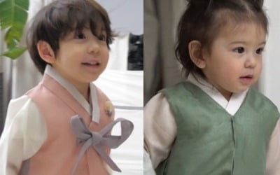 '슈돌' 찐건나블리 막내 진우, 돌잔치서 잡은 물건은?