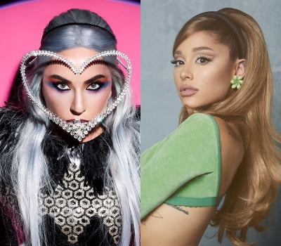 레이디 가가X아리아나 그란데, '그래미' 팝 듀오 최초의 女女 조합