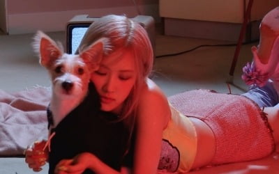 블랙핑크 로제, 재킷 촬영서 "천장 보면 예쁘게 나오겠지" 엉뚱