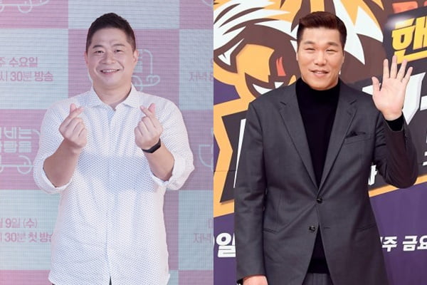 전 농구선수 현주엽(왼쪽), 서장훈/ 사진=KBS, 텐아시아DB