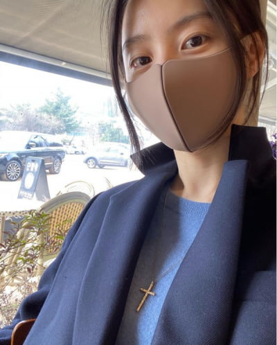 '배용준♥' 박수진 근황, 마스크마저 고급스럽네