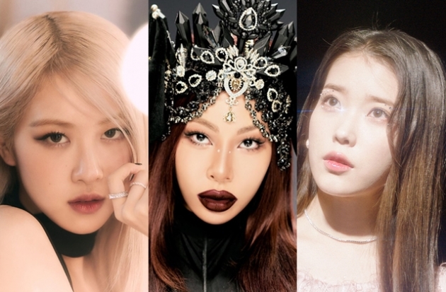 로제, 제시, 아이유 /사진=소속사