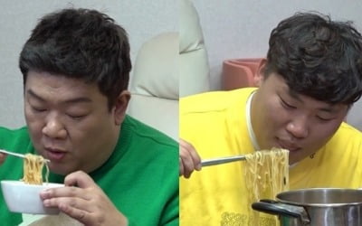 '전참시' 천뚱 vs 유민상, 세기의 먹방 대결 결과는?