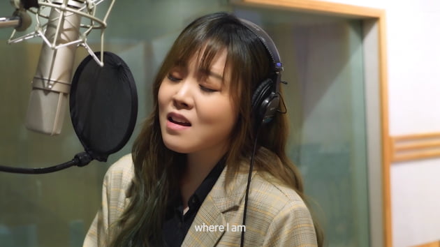 가수 이예준의 '펜트하우스2' OST 녹음 현장/ 사진=SBS 제공