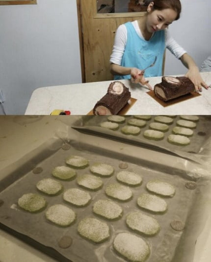 조민아가 베이커리를 운영할 당시 위생 논란이 불거졌던 베이킹 사진/사진=조민아 블로그