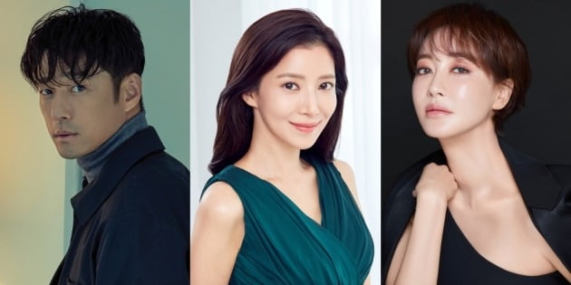 배우 지진희, 윤세아, 김혜은./사진=각 소속사 제공.