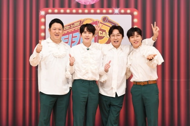 '티키타카' MC 김구라(왼쪽), 규현, 탁재훈, 음문석/ 사진=SBS 제공