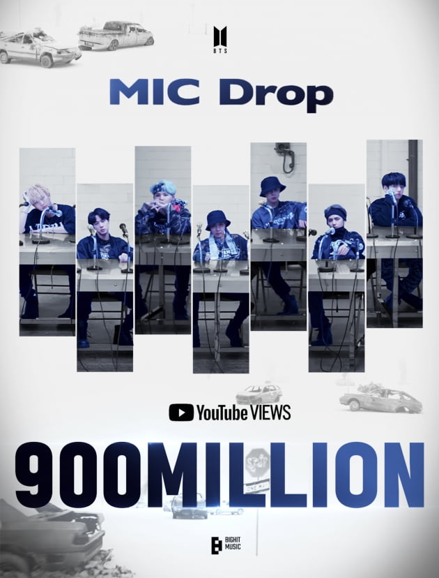 방탄소년단 'MIC Drop' 리믹스 뮤직비디오 9억뷰 돌파 /사진=빅히트뮤직 제공