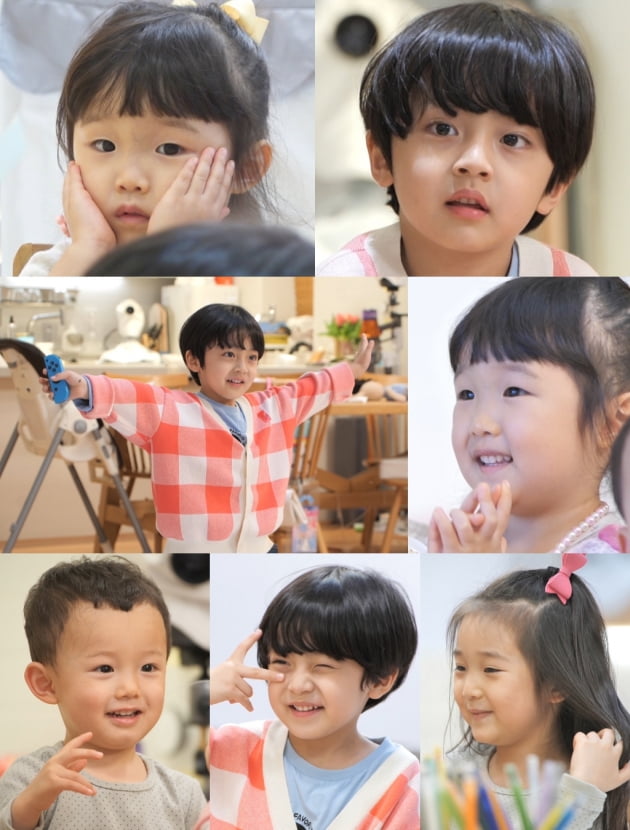 '슈돌' 윤상현 딸, 김태희 닮은꼴 우진에 푹 빠져 /사진=KBS 제공