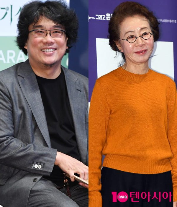 봉준호 감독(왼쪽), 배우 윤여정 / 사진=텐아시아DB