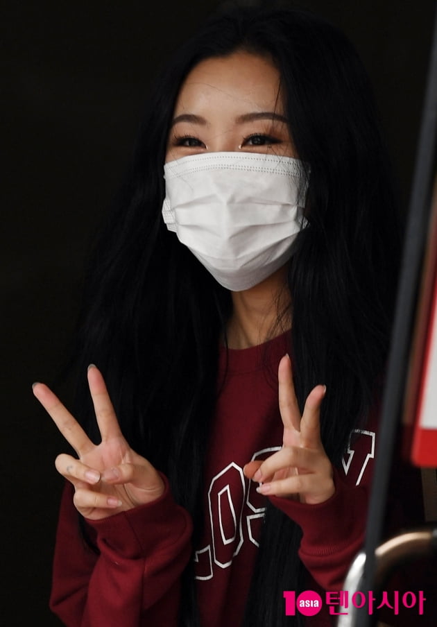 [TEN 포토] 마마무 휘인 '깜찍하게 브이~'