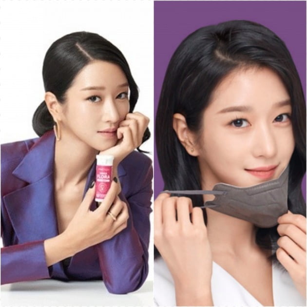 배우 서예지./사진=뉴오리진 광고컷(왼쪽), 아에르 광고컷