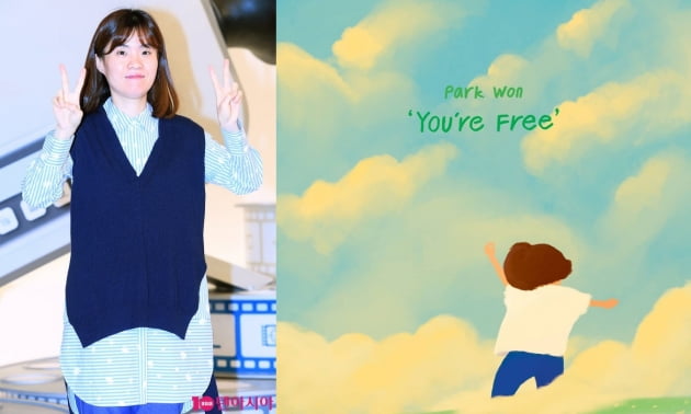 故 박지선(왼쪽)과 그의 추모곡 커버/ 사진=텐아시아DB, 어비스컴퍼니박지선(왼쪽)과 그의 추모곡 커버/ 사진=텐아시아DB, 어비스컴퍼니