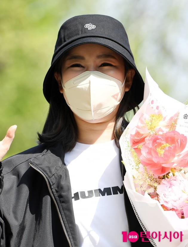 [TEN 포토] 송가인 '행복한 꽃미소'