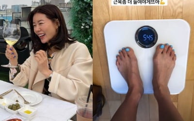 '다이어트 달인' 안선영,  11kg 감량→3kg 또 뺐다 "아침 공복 54kg" [TEN★]