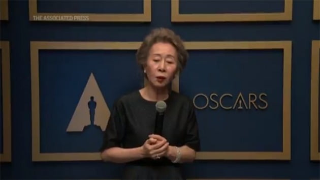 배우 윤여정 / 사진=프레스룸 줌 인터뷰 캡처