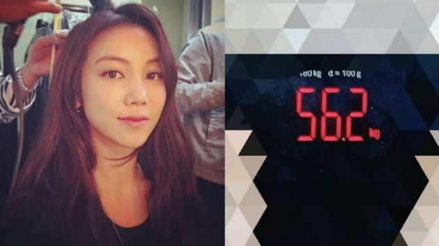 배우 김옥빈(왼쪽)이 몸무게를 공개했다./사진=인스타그램