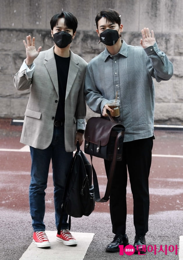 [TEN 포토] 라포엠 최성훈-유채훈 '콘서트 잘하고 올께요'