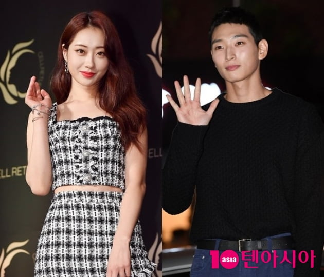경리(왼쪽), 정진운 / 사진=텐아시아DB