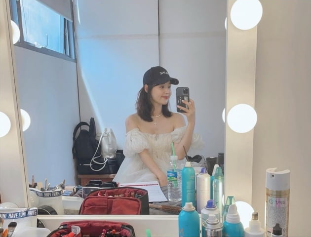 '임신' 한지혜, ♥검사남편 외조 속 화보 촬영 "신랑이 준비해준 식사" [TEN★]