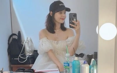 '임신' 한지혜, ♥검사남편 외조 속 화보 촬영 "신랑이 준비해준 식사" [TEN★]