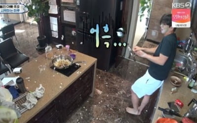 박주호, 냄비 뚜껑 열었다가 당황 '팝콘 폭죽' ('슈돌')
