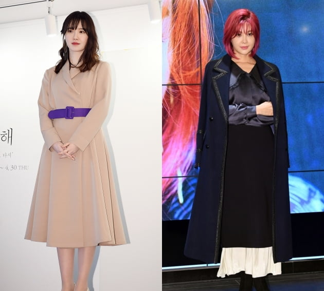 배우 구혜선(왼쪽), 가수 솔비. /텐아시아DB