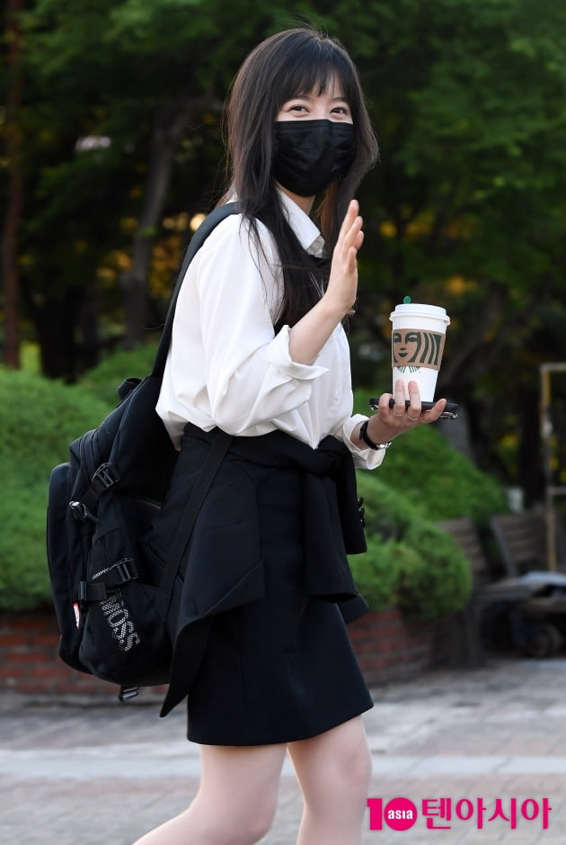 [TEN 포토] 구혜선 '생방송 마치고 안녕~'