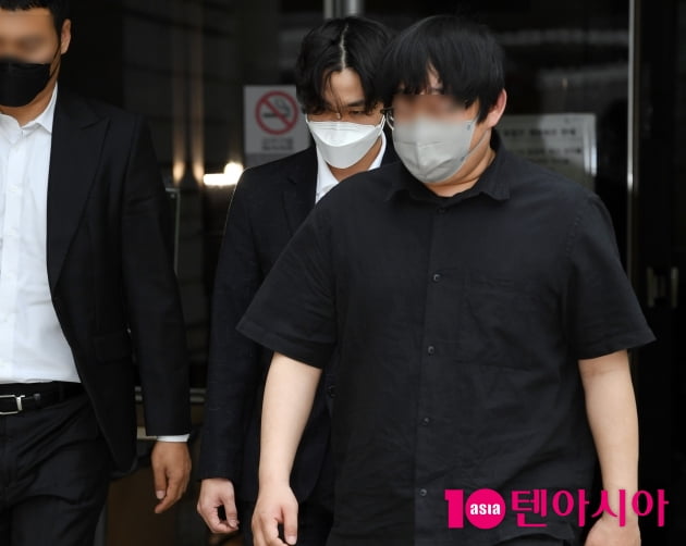 [TEN 포토] '대마초 협의' 정일훈 '2차 공판을 마치고'