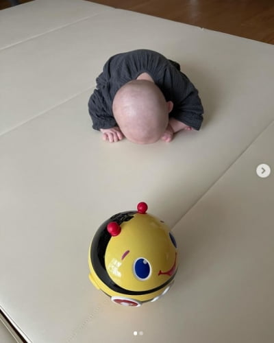 사유리 "스님 같은 우리 아들" 엎드린 아들 ♥젠 근황 [TEN★]