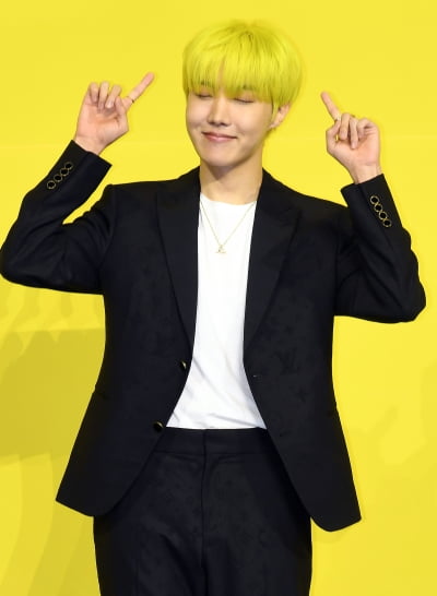[TEN 포토]방탄소년단(BTS) 제이홉 '아무나 소화못하는 노란머리'