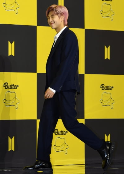 [TEN 포토]방탄소년단(BTS) RM '싱글벙글~'