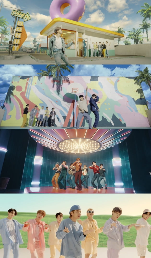 방탄소년단 'Dynamite' 뮤직비디오