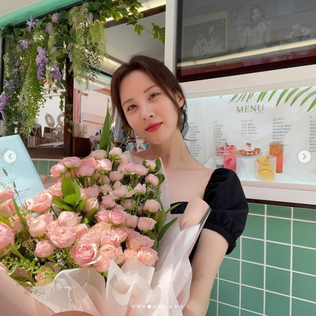 서현 팬들이 보낸 '꽃 을 앞도하는 상큼美 [TEN★]