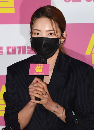 [TEN 포토] 김소라 '너무 친해져서...눈만 마주쳐도 웃음이 나왔다'
