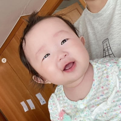 정경미 딸, ♥윤형빈 얼마나 닮았길래 "작은 형빈이"[TEN★]