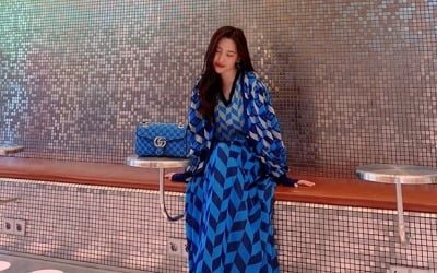 선미, 하다하다 명품백·드레스 깔맞춤까지 [TEN★]
