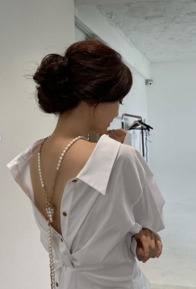 ♥오상진 눈감아…김소영, 거꾸로 입은 듯한 옷에 드러난 아찔 뒤태 [TEN★]