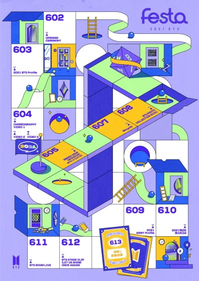 방탄소년단, 데뷔 8주년 기념 '2021 페스타' 출격 준비 완료