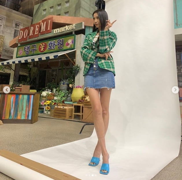 오윤아 '마네킹 몸매에 감탄사가 절로 나오는 각선미'[TEN★]