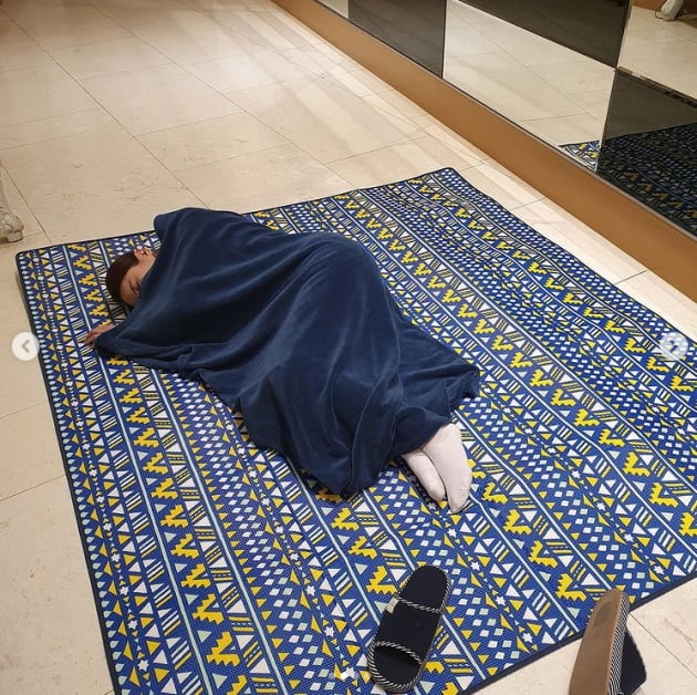 장영란, "바닥에서 새우잠... 새벽 워킹맘의 고충"[TEN★]