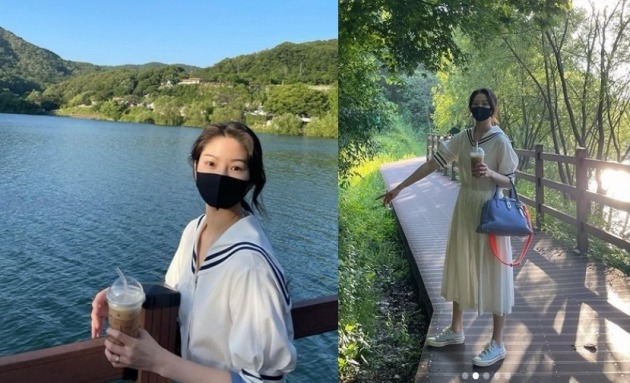 류이서, 39살 세일러복 '청순美'…남편 전진은 웃음만 [TEN★]
