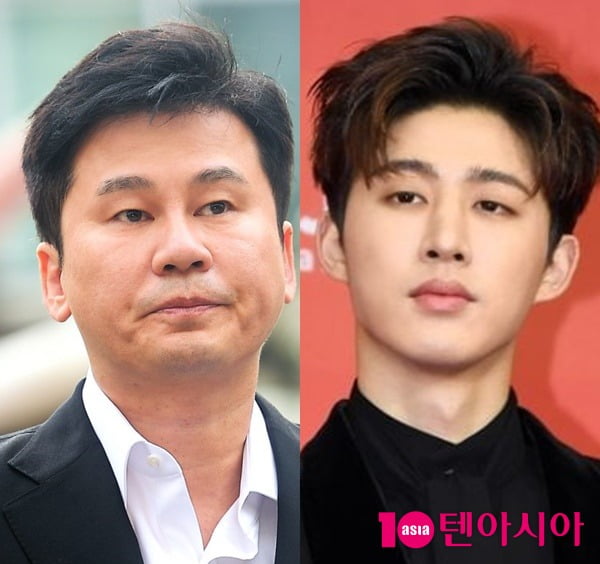 YG 양현석 전 대표(왼쪽)과 비아이 /사진= 텐아시아 사진DB